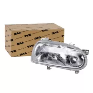 TYC Headlights 20-5017-08-2 Headlamp,Headlight VW,GOLF III (1H1),Golf III Cabrio (1E7),GOLF III Variant (1H5)