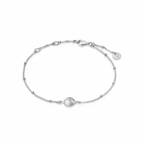 Daisy London Jewellery 925 Sterling Silver Howlite Healing Stone Bobble Bracelet Sterling Silver