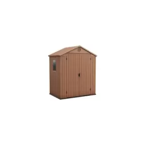 Darwin 6 x 4ft Double Door Shed - Brown - Keter