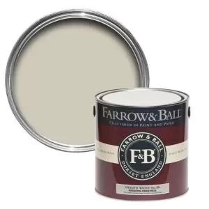 Farrow & Ball Modern Shaded White No. 201 Eggshell Paint, 2.5L