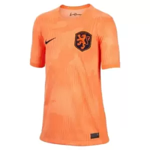 Nike Netherlands Home Shirt 2023 Juniors - Orange