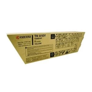 Kyocera TK810Y Yellow Laser Toner Ink Cartridge