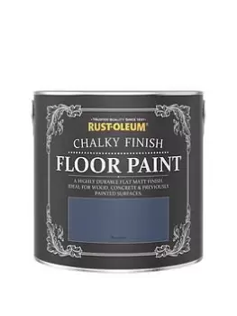 Rust-Oleum Chalky Floor Paint Blue River 2.5L