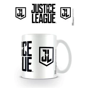 Justice League Movie - Logo Stencil Mug