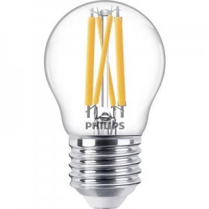 Philips Lighting 77074700 LED (monochrome) EEC A++ (A++ - E) E27 Droplet 4.5 W = 40 W Warm white (Ø x H) 45mm x 80 mm dimmable (DimTone)