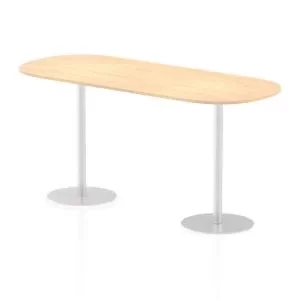 Italia Poseur Boardroom Table 2400 Top 1145 High Maple