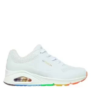 Skechers Street Uno Solid Air Womens Trainer - White