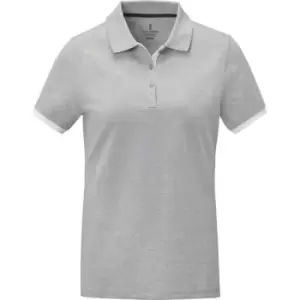 Elevate Womens/Ladies Morgan Short-Sleeved Polo Shirt (S) (Heather Grey)