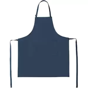 Bistro By Jassz Unisex Lisbon Cotton Bib Apron (One Size) (Royal Blue) - Royal Blue