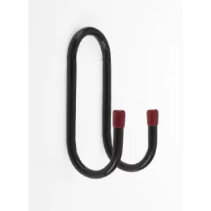 Rothley Double Tubular Hook Black 160mm x 80mm x 70mm - H357XX