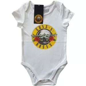 Guns N' Roses - Classic Logo Kids 24 Months Baby Grow - White