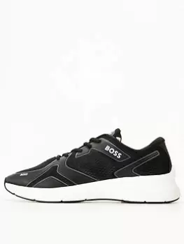 BOSS Owen_runn Trainer - Black, Size 44, Men