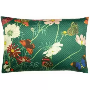 Paoletti Wild Fauna Cushion Cover (One Size) (Emerald Green)