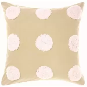 Linen House Haze Continental Sham Pillowcase Cover (65 x 65cm) (Pink/Sand)