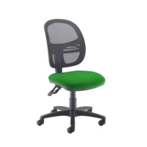 Dams MTO Jota Mesh Medium Back Operators Chair with No Arms - Madura Green