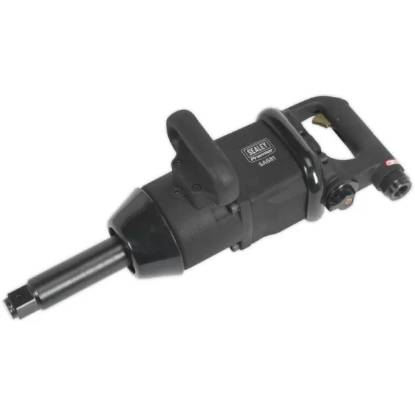 Sealey SA681 Air Impact Wrench 1Sq Drive Pin Clutch Straight/Long Anvil