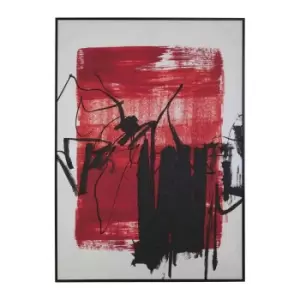 Premier Housewares Astratto Red/Black Wall Art