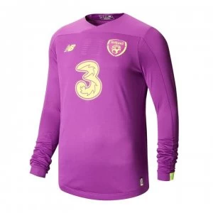 New Balance Ireland Home Goalkeeper Shirt 2020 - Purple/Yellow