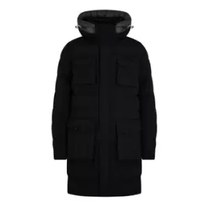 Sandbanks Branksome Long Puffer Coat - Black