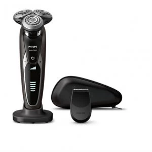 Philips Series 9000 Wet & Dry Mens Electric Shaver - S9552/12 - Black/ Brown