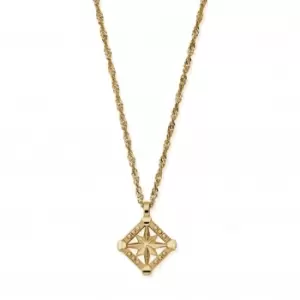 Gold Twisted Rope Chain Inner Guidance Necklace GNTR3235