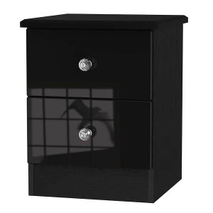 Robert Dyas Tedesca Ready Assembled 2-Drawer Bedside Table