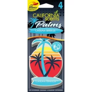 California Car Scents Laguna Breeze Car Air freshener (Case Of 4)