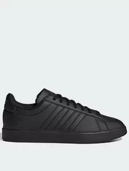 adidas Sportswear Mens Grand Court Trainers - Black, Size 6, Men