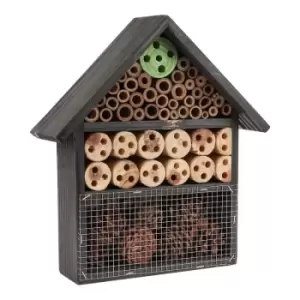 Deluxe Freestanding or Wall Mounted Wooden Insect & Bee House / Hotel