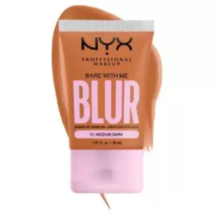 NYX Professional Makeup Bare With Me Blur Tint Foundation 12 Medium Dark