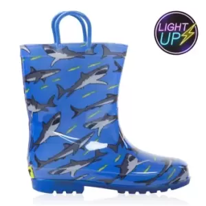 Gelert Light Up Welly - Blue