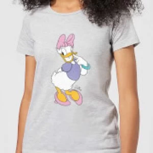 Disney Daisy Duck Classic Womens T-Shirt - Grey - S