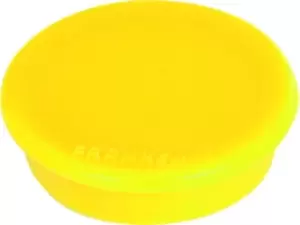 Franken Tacking Magnet Size 38mm Adhesive Force 1500g Yellow 10 Pieces