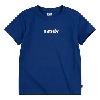 Levis 8EC912-U29 boys's Childrens T shirt in Blue ans,4 years,5 years,6 years,8 years