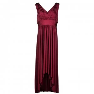 Biba Dip Hem Maxi Dress Womens - Berry