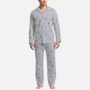 Polo Ralph Lauren Mens Pyjama Set - Bear Stripe - L