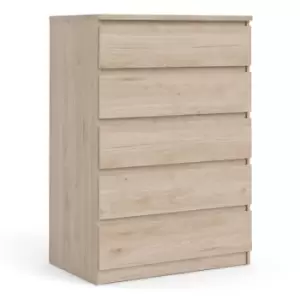 Naia Chest Of 5 Drawers In Jackson Hickory Oak Effect