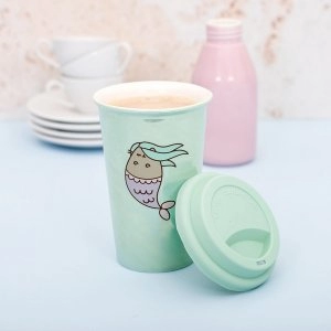 Pusheen - Ceramic Travel Mug - Mermaid