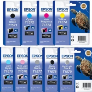 Epson Turtle T157 Black & Colour Ink Cartridge