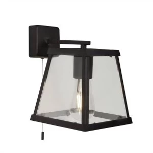 1 Light Wall Light Matt Black, E27