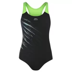 Slazenger Sportback Swimsuit Junior Girls - Black