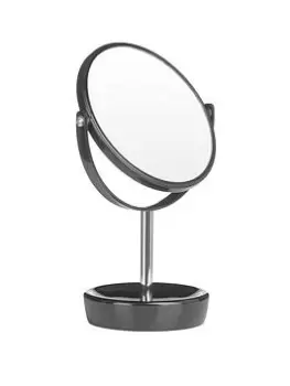 Premier Housewares Black & Chrome Swivel Bathroom Mirror