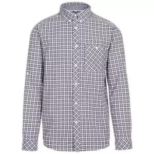 Trespass Mens Wroxtonley Checked Shirt (M) (Grey)