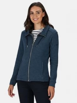 Regatta Olena Fz Fleece Jacket, Navy, Size 8, Women