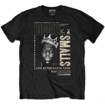 Biggie Smalls - Life After Death Tour Unisex Large T-Shirt - Black