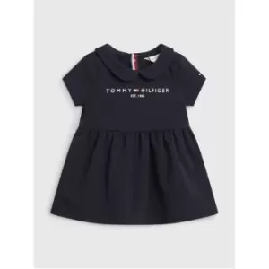 Tommy Hilfiger Baby Essential Dress S/S - Blue