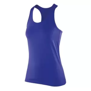 Spiro Womens/Ladies Impact Softex Sleeveless Fitness Vest Top (XXS) (Sapphire)