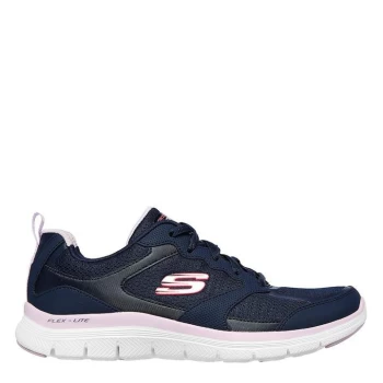 Skechers Flex Appeal 4 Womens Trainers - Navy/Pink