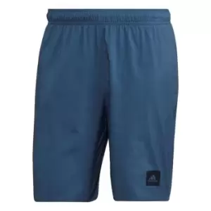 adidas Classic-Length Solid Swim Shorts Mens - Blue