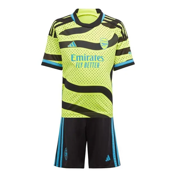 adidas Arsenal Away Mini Kit 2023 2024 Infants Domestic Replica Minikits 1-2 Yrs Yellow 37890013105